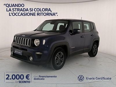Usata Jeep Renegade Longitude 120 CV (88 kW) 2020 Blu SUV