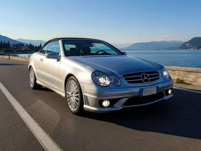 Usata Mercedes CLK200 Elegance 163 CV (119 kW) 2004 Argento Cabrio