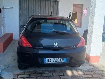 Usata Peugeot 308 110 CV (80 kW) 2009 Nero Berlina