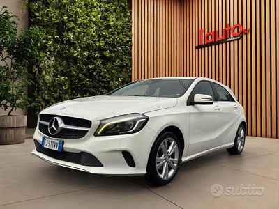 Usata Mercedes A180 109 CV (80 kW) 2017 Bianco Berlina