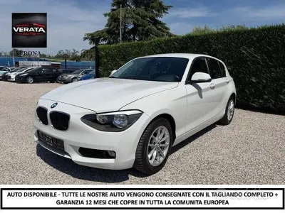 Usata BMW 118 Sport Line 170 CV (125 kW) 2014 Bianco Utilitaria
