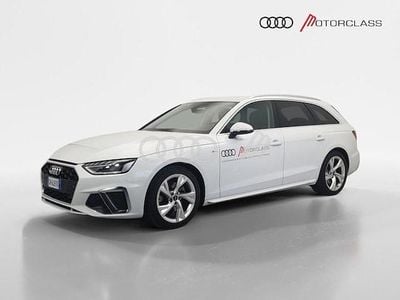 Usata Audi A4 S-Line 163 CV (119 kW) 2023 Bianco ghiaccio metallizzato Station wagon