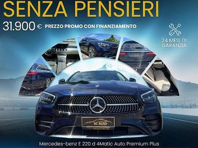 Usata Mercedes E220 Premium Plus 194 CV (142 kW) 2020 Blu Station wagon