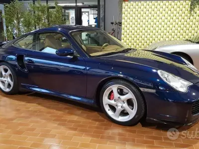 Usata Porsche 996 Turbo 420 CV (308 kW) 2000 Blu Coupé