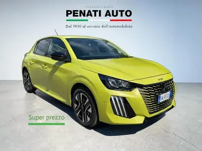 Usata Peugeot e-208 Allure 100 kW (136 CV) 2024 Giallo Utilitaria