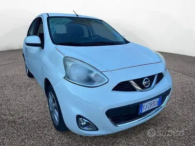 Usata Nissan Micra Acenta 80 CV (58 kW) 2017 Bianco Utilitaria