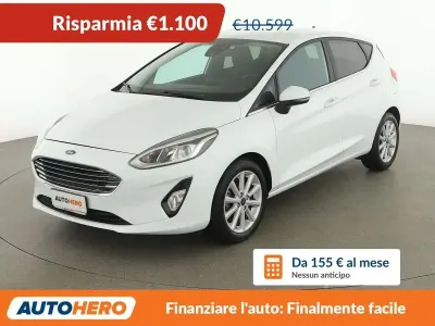 Usata Ford Fiesta Titanium 86 CV (63 kW) 2017 Bianco Utilitaria