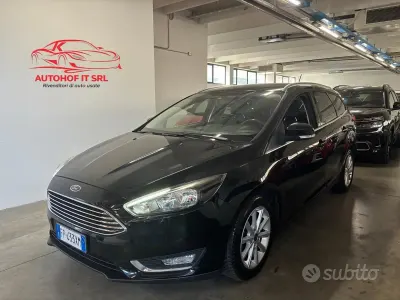 Usata Ford Focus Titanium 120 CV (88 kW) 2018 Nero Station wagon