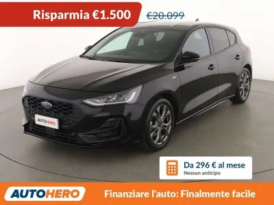 Usata Ford Focus ST-Line X 125 CV (91 kW) 2022 Nero Berlina