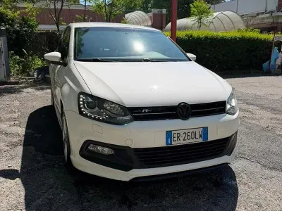 Usata VW Polo R-line 86 CV (63 kW) 2013 Bianco Utilitaria