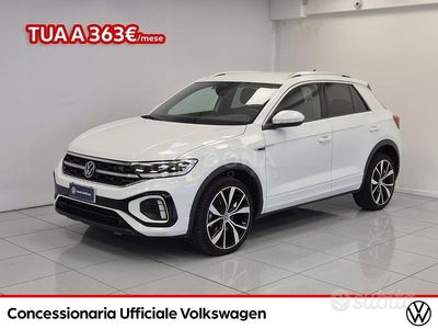Usata VW T-Roc R-line 150 CV (110 kW) 2023 Bianco SUV