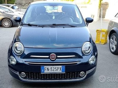 Usata Fiat 500 95 CV (69 kW) 2018 Blu Utilitaria