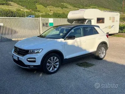 Usata VW T-Roc Style 150 CV (110 kW) 2020 Bianco SUV