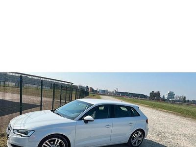 Usata Audi A3 Attraction 150 CV (110 kW) 2015 Bianco Berlina