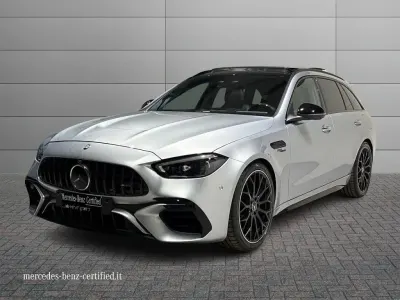 Usata Mercedes S63 AMG Premium Plus 476 CV (350 kW) 2024 Argento hightech Station wagon