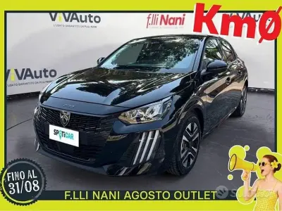 Nuova Peugeot 208 Allure Turbo 100 CV (73 kW) 2026 Nero Utilitaria
