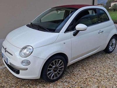 Usata Fiat 500C Lounge 69 CV (50 kW) 2012 Bianco Cabrio