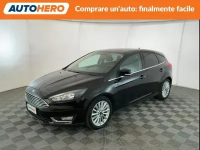 Usata Ford Focus Titanium 120 CV (88 kW) 2018 Nero Berlina