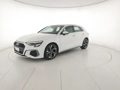 Usata Audi A3 S-Line 150 CV (110 kW) 2022 Bianco ibis Berlina