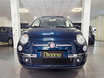 Usata Fiat 500C Lounge 69 CV (50 kW) 2013 Blu Cabrio