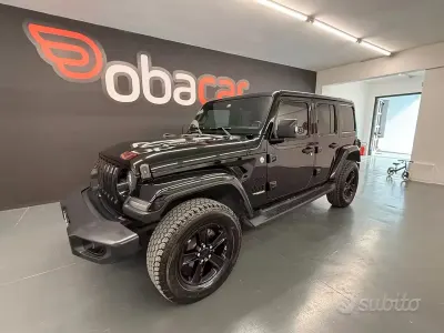 Usata Jeep Wrangler Unlimited Night Eagle 200 CV (147 kW) 2020 Nero SUV