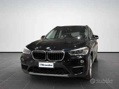Usata BMW X1 Efficient Dynamics 150 CV (110 kW) 2017 Nero cinema SUV