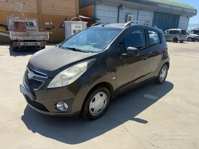 Usata Chevrolet Spark LT 65 CV (47 kW) 2012 Marrone Utilitaria