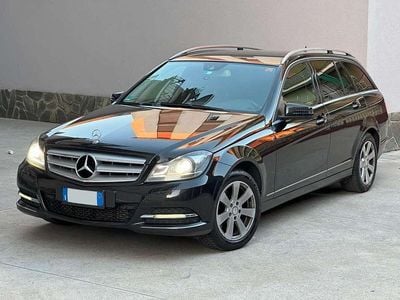 Usata Mercedes C180 Avantgarde 156 CV (114 kW) 2013 Nero Station wagon
