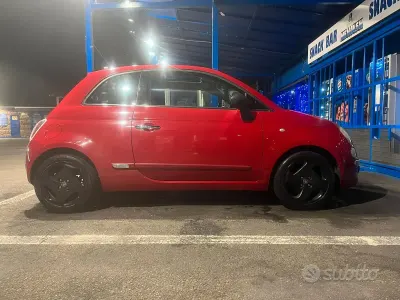 Usata Fiat 500 Lounge 75 CV (55 kW) 2008 Rosso Berlina
