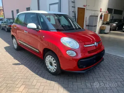 Usata Fiat 500L Easy 80 CV (58 kW) 2013 Rosso Monovolume