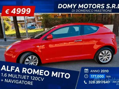 Usata Alfa Romeo MiTo 120 CV (88 kW) 2010 Rosso Utilitaria