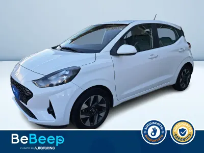 Usata Hyundai i10 67 CV (49 kW) 2023 Bianco pastello Utilitaria