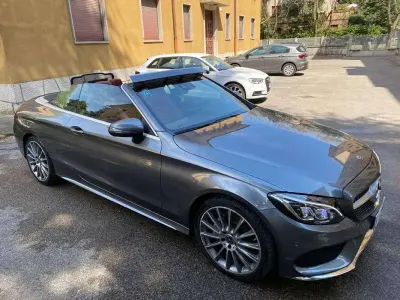 Usata Mercedes C220 Premium Plus 170 CV (125 kW) 2017 Grigio Cabrio