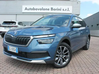 Usata Skoda Kamiq ScoutLine 150 CV (110 kW) 2021 Blu/azzurro SUV
