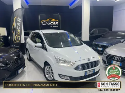 Usata Ford C-MAX Titanium 120 CV (88 kW) 2016 Bianco Monovolume