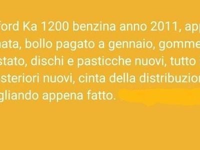 Usata Ford Ka 69 CV (50 kW) 2011 Utilitaria