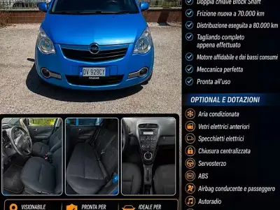 Usata Opel Agila 65 CV (47 kW) 2009 Bluazzurro Utilitaria