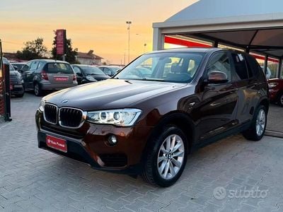 Usata BMW X3 Sport Line 190 CV (139 kW) 2017 Marrone SUV