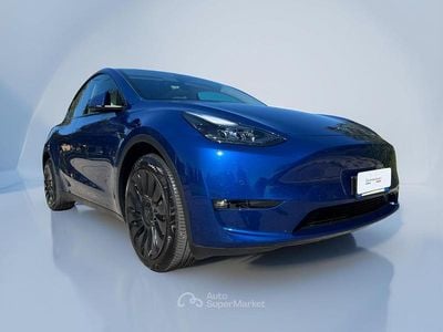 Usata Tesla Model Y Long Range AWD 378 kW (514 CV) 2022 Blu/azzurro(met.) SUV