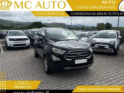 Usata Ford Ecosport Titanium 99 CV (72 kW) 2018 Nero SUV