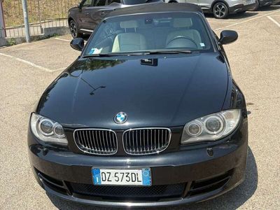 Usata BMW 118 Cabriolet 143 CV (105 kW) 2009 Nero Cabrio