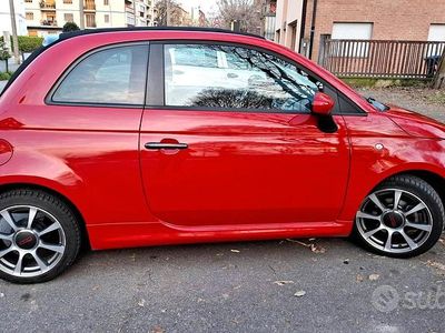 Usata Fiat 500C Sport 95 CV (69 kW) 2013 Rosso Cabrio