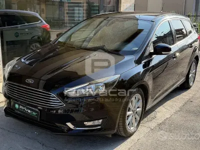 Usata Ford Focus S 120 CV (88 kW) 2016 Nero Station wagon