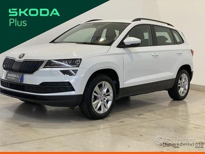 Usata Skoda Karoq Executive 116 CV (85 kW) 2021 2y bianco luna metallizzato SUV