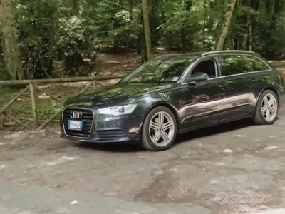 Usata Audi A6 S-Line 177 CV (130 kW) 2013 Blu Station wagon