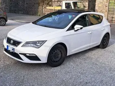 Usata Seat Leon FR 150 CV (110 kW) 2017 Bianco Berlina