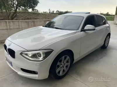 Usata BMW 116 2013 Bianco Utilitaria