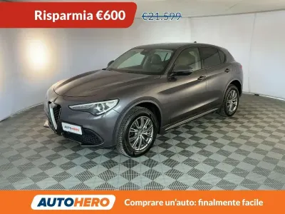 Second-hand Alfa Romeo Stelvio Lusso 209 CP (153 kW) 2019 Gri SUV