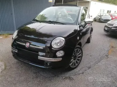 Usata Fiat 500 69 CV (50 kW) 2011 Nero Cabrio