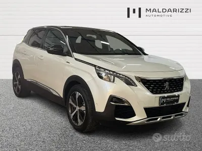 Usata Peugeot 3008 GT-line 131 CV (96 kW) 2018 Bianco SUV